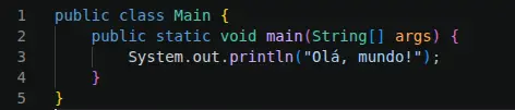 Código em Java